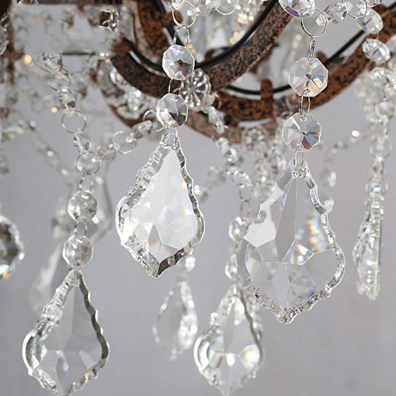Luxury Clear Glass Chandeliers Lamp Cristal Lamp Hotel Lighting Modern Crystal Chandelier